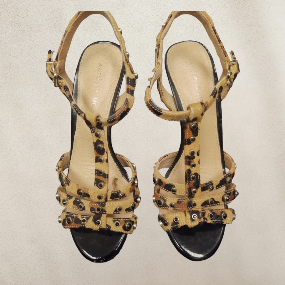*DONATED 11/1/23* GUC Antonio Melani Heels Size 6.5 - Picture 5 of 10